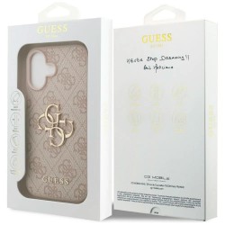 Guess 4G Big Logo iPhone 17 phone case - Pink (Pink) други,аксесоари,guess,4g,big,logo,iphone,17,phone,case,pink,(pink)
