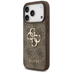 Guess 4G Big Logo iPhone 17 Pro phone case - Brown (Brown) други,аксесоари,guess,4g,big,logo,iphone,17,pro,phone,case,brown,(brown)
