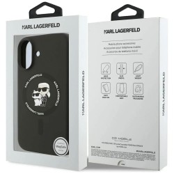 Karl lagerfeld Karl&Choupette Ring MagSafe iPhone 17 phone case - Black (Black) други,аксесоари,karl,lagerfeld,karl&choupette,ring,magsafe,iphone,17,phone,case,black,(black)