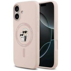 Karl lagerfeld Karl&Choupette Ring MagSafe iPhone 17 phone case - Pink (Pink) други,аксесоари,karl,lagerfeld,karl&choupette,ring,magsafe,iphone,17,phone,case,pink,(pink)
