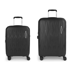Gabol Infinity Spinner TSA Expandable 111.7L trolley bag 2 units - Black (Black) куфари,gabol,infinity,spinner,tsa,expandable,111.7l,trolley,bag,2,units,black,(black)