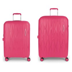 Gabol Infinity Spinner TSA Expandable 180L trolley bag 2 units - Pink (Fuchsia) куфари,gabol,infinity,spinner,tsa,expandable,180l,trolley,bag,2,units,pink,(fuchsia)