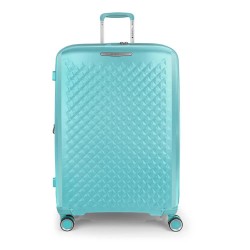 Gabol Queens Spinner TSA Expandable 109.6/120.2L trolley bag - Blue (Mint Green) куфари,gabol,queens,spinner,tsa,expandable,109.6,120.2l,trolley,bag,blue,(mint,green)