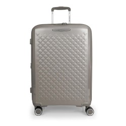 Gabol Queens Spinner TSA Expandable 72.5/80.2L trolley bag - Grey (Champagne) куфари,gabol,queens,spinner,tsa,expandable,72.5,80.2l,trolley,bag,grey,(champagne)