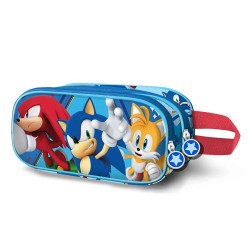 ученически,принадлежности,karactermania,sonic,the,hedgehog,heroes,pencil,case,blue