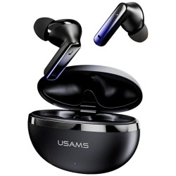 слушалки,слушалки,usams,echo,e02,wireless,earphones,black