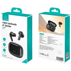 слушалки,слушалки,usams,if27,wireless,earphones,white