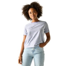 тениска,мъжки,тениски,дамски,тениски,regatta,bayletta,short,sleeve,t,shirt,purple,(pansy,multi,stripe)