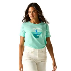 Тениска Regatta Filandra IX short sleeve T-shirt - Green (Ice Green Sunset Paddleboard) тениска,мъжки,тениски,дамски,тениски,regatta,filandra,ix,short,sleeve,t,shirt,green,(ice,green,sunset,paddleboard)
