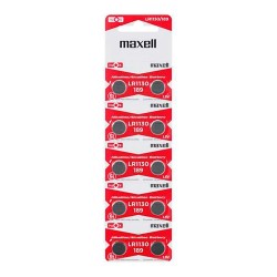 батерии,maxell,lr1130,b10,mxl,button,battery,10,units,black