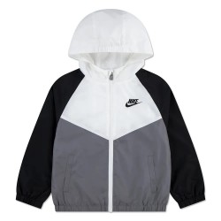 Яке Nike New Chevron Windrunner jacket - White / Grey (White / Black / Grey) яке,мъжки,якета,дамски,якета,и,палта,nike,new,chevron,windrunner,jacket,white,grey,(white,black,grey)