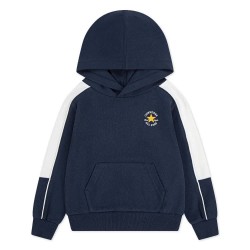 Детски суичър Converse kids Piping & Color Block hoodie - Blue (Navy) детски,суичър,детски,блузи,converse,kids,piping,&,color,block,hoodie,blue,(navy)