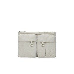 Mandarina duck Md20 double pocket flat crossbody - Grey (Cashmere) чанти,за,през,рамо,mandarina,duck,md20,double,pocket,flat,crossbody,grey,(cashmere)