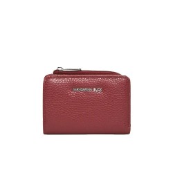 Mandarina duck Mellow leather card wallet - Red (Grape) портфейли,и,портмонета,mandarina,duck,mellow,leather,card,wallet,red,(grape)