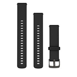 електро,garmin,quick,release,18,mm,silicone,strap,black,slate,gray