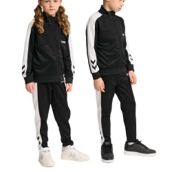 анцуг,детски,анцузи,hummel,colorblock,tracksuit,black,(black)