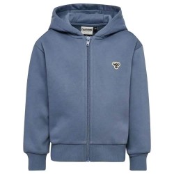 блуза,детски,блузи,hummel,loose,bee,full,zip,sweatshirt,blue,(flint,stone)