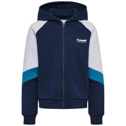 блуза,детски,блузи,hummel,loose,blocked,full,zip,sweatshirt,blue,(dress,blues)