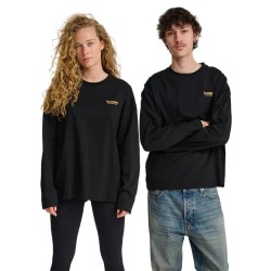 Тениска Hummel Loose SW long sleeve T-shirt - Black (Black) тениска,мъжки,тениски,дамски,тениски,hummel,loose,sw,long,sleeve,t,shirt,black,(black)