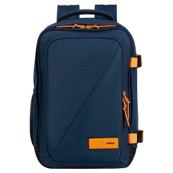 раница,раници,american,tourister,take2cabin,s,24.2l,backpack,dark,navy,radiant,orange