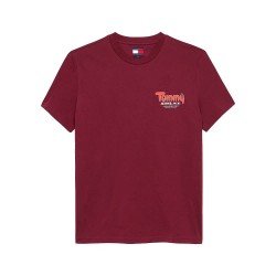 тениска,мъжки,тениски,tommy,hilfiger,dm0dm22049,short,sleeve,t,shirt,red,(burgundy)