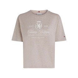 тениска,дамски,тениски,tommy,hilfiger,ww0ww46118,short,sleeve,t,shirt,grey,(grey)