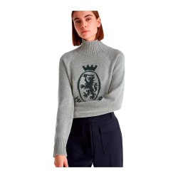 блуза,дамски,пуловери,дамски,плетени,дрехи,tommy,hilfiger,ww0ww46434,high,neck,sweater,grey,(grey)