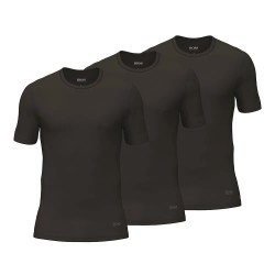 Тениска Hugo boss 50325385 short sleeve T-shirt 3 units - Black (Black) тениска,мъжки,тениски,hugo,boss,50325385,short,sleeve,t,shirt,3,units,black,(black)