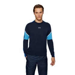 Блуза Hugo boss 50456125 sweater - Blue (Navy) блуза,мъжки,пуловери,hugo,boss,50456125,sweater,blue,(navy)