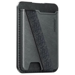 портфейли,и,портмонета,joyroom,magsafe,leather,wallet,grey,(black)