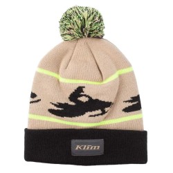 Шапка Klim Bomber beanie - Beige (Montana Tan / Black) шапка,всички,шапки,klim,bomber,beanie,beige,(montana,tan,black)