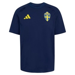 Тениска Adidas Sweden Tiro Tech short sleeve T-shirt - Blue (Team Navy Blue 2) тениска,мъжки,тениски,дамски,тениски,adidas,sweden,tiro,tech,short,sleeve,t,shirt,blue,(team,navy,blue,2)