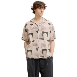 Риза с къс ръкав Jack & jones Abstract Print short sleeve shirt - Beige (Moonbeam) риза,с,къс,ръкав,дамски,ризи,мъжки,ризи,jack,&,jones,abstract,print,short,sleeve,shirt,beige,(moonbeam)
