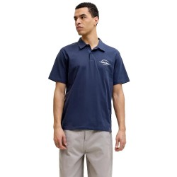 Сако Jack & jones Brandon short sleeve polo - Blue (Navy Blazer) сако,дамски,блузи,с,яка,мъжки,блузи,с,яка,jack,&,jones,brandon,short,sleeve,polo,blue,(navy,blazer)