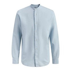риза,с,дълъг,ръкав,дамски,ризи,мъжки,ризи,jack,&,jones,breeze,band,linen,blend,long,sleeve,shirt,blue,(celestial,blue)