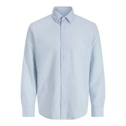 риза,с,дълъг,ръкав,дамски,ризи,мъжки,ризи,jack,&,jones,breeze,linen,long,sleeve,shirt,blue,(celestial,blue)
