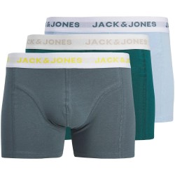 Боксерки Jack & jones Dean Solid Trunks boxers 3 units - Multicolor (Stormy Weather / Atlantic Deep / Chambray Blue) боксерки,мъжко,бельо,jack,&,jones,dean,solid,trunks,boxers,3,units,multicolor,(stormy,weather,atlantic,deep,chambray,blue)