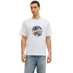 Тениска Jack & jones Honolulu Shape short sleeve T-shirt - White (Bright White) тениска,мъжки,тениски,дамски,тениски,jack,&,jones,honolulu,shape,short,sleeve,t,shirt,white,(bright,white)