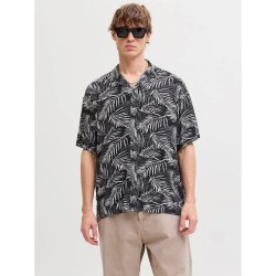 риза,с,къс,ръкав,дамски,ризи,мъжки,ризи,jack,&,jones,jeff,resort,short,sleeve,shirt,black,(black)