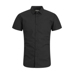 Риза с къс ръкав Jack & jones Joe short sleeve shirt - Black (Black) риза,с,къс,ръкав,дамски,ризи,мъжки,ризи,jack,&,jones,joe,short,sleeve,shirt,black,(black)