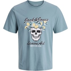 Тениска Jack & jones King short sleeve T-shirt - Blue (Mineral Blue) тениска,мъжки,тениски,дамски,тениски,jack,&,jones,king,short,sleeve,t,shirt,blue,(mineral,blue)