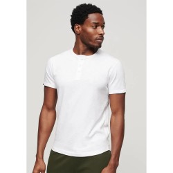 Тениска Superdry Grandad short sleeve T-shirt refurbished - White (Optic) тениска,мъжки,тениски,superdry,grandad,short,sleeve,t,shirt,refurbished,white,(optic)