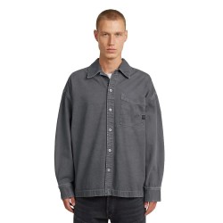 G-Star Boxy Fit overshirt - Grey (India Ink / Folkstone Gray Double Dye Gold) мъжки,якета,дамски,якета,и,палта,g,star,boxy,fit,overshirt,grey,(india,ink,folkstone,gray,double,dye,gold)