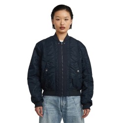 Яке G-Star D27337-C143 bomber jacket - Blue (Salute) яке,дамски,якета,и,палта,g,star,d27337,c143,bomber,jacket,blue,(salute)