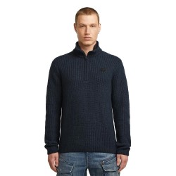 Блуза G-Star D27961-D754 sweater - Blue (Dark Patriot Blue) блуза,мъжки,пуловери,g,star,d27961,d754,sweater,blue,(dark,patriot,blue)