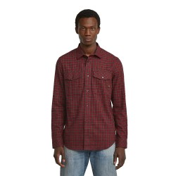 Карирана риза G-Star Marine Slim Fit long sleeve shirt - Red (Baron Chibi Check) карирана,риза,мъжки,ризи,g,star,marine,slim,fit,long,sleeve,shirt,red,(baron,chibi,check)