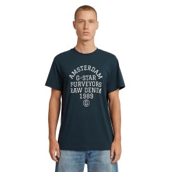 тениска,мъжки,тениски,g,star,purveyors,regular,fit,short,sleeve,t,shirt,blue,(dark,patriot,blue)