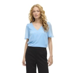 дамски,блузи,vila,falia,short,sleeve,blouse,blue,(all,aboard)