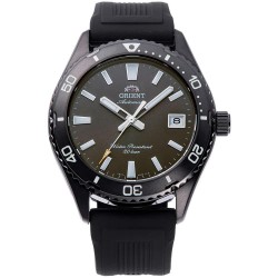 Часовник Orient watches Mako 40mm watch refurbished - Silver (Black / Black) часовник,часовници,orient,watches,mako,40mm,watch,refurbished,silver,(black,black)