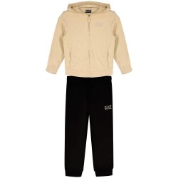 Анцуг EA7 EMPORIO ARMANI 7B000301_AF13512 tracksuit - Beige / Black (Fog / Black) анцуг,детски,анцузи,ea7,emporio,armani,7b000301,af13512,tracksuit,beige,black,(fog,black)